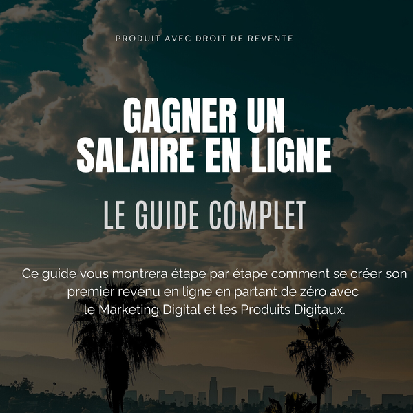 Ebook PLR – Gagner un Salaire en Ligne : Méthodes 2025